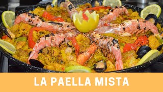 Paella Mista di Carne e Pesce [upl. by Ahterod]