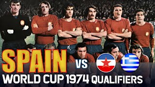 SPAIN 🇪🇸 World Cup 1974 Qualification All Matches Highlights  Road to West Germany [upl. by Sims]