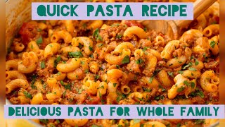 Creamy Red Sauce Pasta  Quick and easy pasta recipe  Very delicious pasta for whole family [upl. by Nissa]