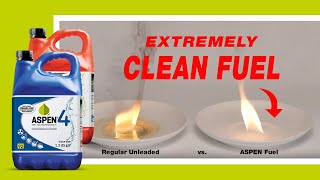 Aspen Fuel burn test Extremely CLEAN FUEL [upl. by Enomrej]