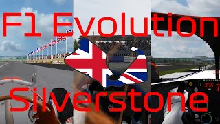 Evolution of F1 at Silverstone using F1 Challenge VB all seasons mod NO MUSIC [upl. by Matteo]