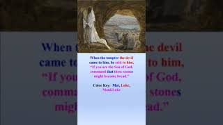 OneGospel Shorts Episode 40 Jesus’ temptation in the wilderness Part 1 of 3 Jesus satan gospel [upl. by Eveineg748]