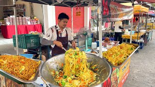 Asian Noodles Master Cooking 10 Varieties of Fried Noodles  Thai Street Food [upl. by Yokum56]