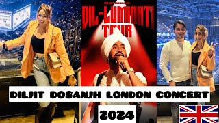 DILJIT DOSANJH LONDON CONCERT  DILLUMINATI TOUR 2024  SOLD OUT O2 ARENA 🇬🇧  UK VLOGGER [upl. by Dodge]