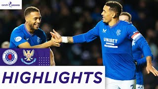 Rangers 20 St Johnstone  Dessers amp Tavernier Earn a HardFought Win  cinch Premiership [upl. by Htyderem]