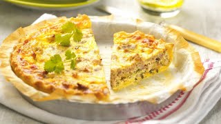 Recette  Quiche au thon sans tomate [upl. by Aihseit]