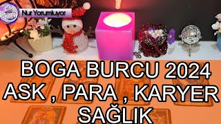 BOĞA ❄️ YÜKSELEN ❄️ BOĞA BURCU 2024 AŞK  PARA  KARYER  SAĞLIK TAROT AÇILIMI burçyorumları [upl. by Zilla]