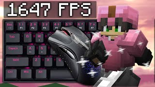 Bedwars ASMR Keyboard amp Mouse Sounds  Mineblaze Bedwars [upl. by Michal]