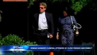 Donna Summers funeral attended by close friends and family [upl. by Fronnia707]