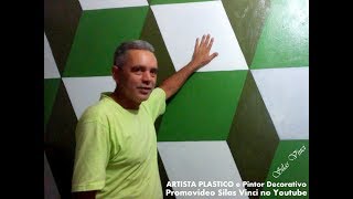 MODO SIMPLES PARA DESENHAR E PINTAR ILUSÃO DE ÓTICA EM 3D [upl. by Bradney]