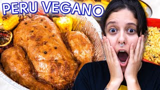 PERU VEGANO de Natal Pele CROCANTE Macio e DESFIADO 😱 [upl. by Ahsenauq]