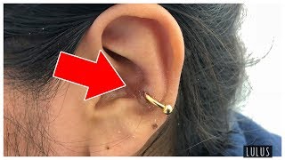 Super Painful Messed Up Conch Piercing [upl. by Woodson482]