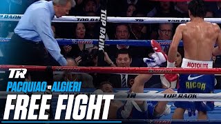 Manny Pacquiao Drops Algieri 6 Times in 1 Fight  Manny Pacquiao vs Chris Algieri  FREE FIGHT [upl. by Ymmac]