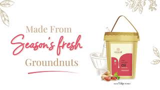 PreBook Gulab Cold Pressed Groundnut Oil Now [upl. by Eiroj]