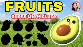 Fruit Names for Toddlers and Kindergarten  Learn with Teacher Sami [upl. by Neelram]