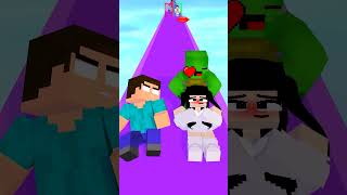 New ROMANTIC Kiss RUN Challenge  HEROBRINE and SADAKO [upl. by Graham]