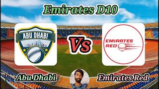 Abu Dhabi v Emirates Red  Match 4  Emirates D10 [upl. by Nady]