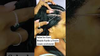 Braids Facile a Fraire richardson facile hair hair lair shortsvideo shortsvideo shortsviral [upl. by Nosirb]