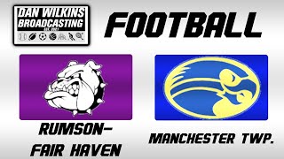 RumsonFair Haven Bulldogs  Manchester Twp Hawks Football 10524 [upl. by Knorring]