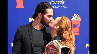 Seth Rollins talks about dating Becky Lynch wwe sethrollins beckylynch [upl. by Neeruam]