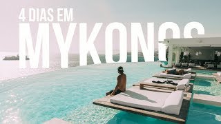 O QUE FAZER EM MYKONOS GRÉCIA  VLOG I praias e beach clubs [upl. by Kjersti]