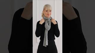 Wie binde ich einen Schal Einfach amp kreativ scarfstyle scarf scarftutorial [upl. by Cordie]