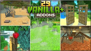 TOP 29 VANILLA ADDON MCPE ModAddon REALISTIC Di MCPEMCBE Terbaru 119  120 [upl. by Hanna118]