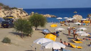 Konnos Beach  Cyprus [upl. by Eaj]