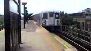 R42 M Train Entering Seneca Avenue [upl. by Esenej]