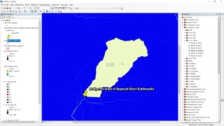 Catchment Area Calculation in ArcGIS using DEM File [upl. by Addi]