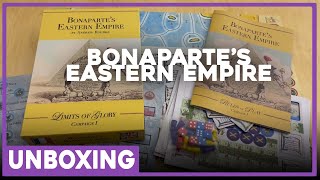 Unboxing  Bonapartes Eastern Empire  Form Square Games  The Players Aid [upl. by Schuler]