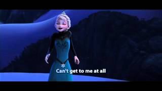 Let it go  Frozen lyrics [upl. by Ran671]