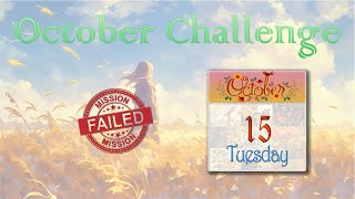 15th October Tue 5Minute Calendar Puzzle Challenge  Time’s Ticking [upl. by Marceau]