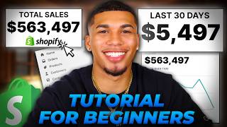 How To Create A Shopify Store in 2025 FOR BEGINNERS [upl. by Idnic12]