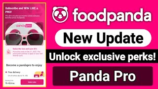 foodpanda pandapro offer 2023  foodpanda voucher  foodpanda Unlock exclusive perks [upl. by Leimaj]