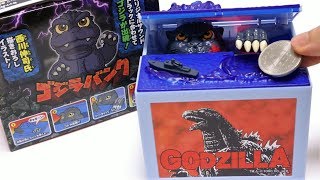 Godzilla Piggy Bank Thanks 1M [upl. by Airdnala]