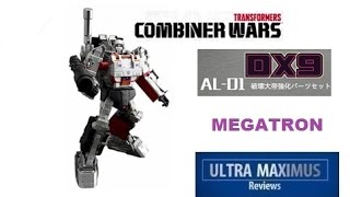 DX9 AL01 Upgrade Kit Combiner Wars Megatron [upl. by Purity]