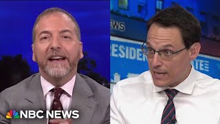 Chuck Todd Steve Kornacki evaluate Trumps debate performance and future strategy [upl. by Kciredor]