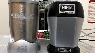 NUTRI NINJA PRO VS THE NUTRIBULLET 900 COMPARISON REVIEW [upl. by Joo]