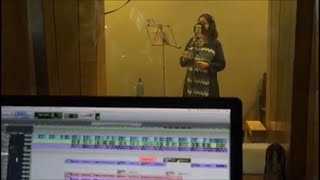 Rekha Bhardwaj at song recording of Marathi film Lapachhapi [upl. by Latnahs]