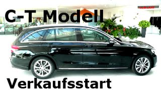 Neue MercedesBenz CKlasse TModell Verkaufsstart  New CClass TModel sales start in Germany [upl. by Curnin]