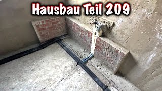 Hausbau Teil 209 Wasserleitungen OG ElektroM [upl. by Tloh595]