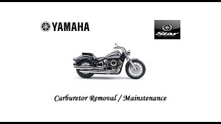 Part 2  Yamaha VSTAR 1100  Carburetor Removal and Maintenance [upl. by Ioves]