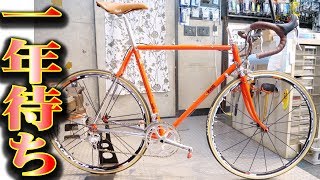 【ロードバイク】1年待ち！チネリのクロモリバイクが自転車工房JUNさんで光を放つ件CINELLI SUPER CORSA【358TV】 [upl. by Adnoel]