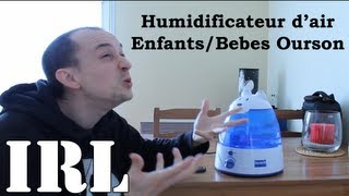 IRL Humidificateur dAir EnfantsBébés Ourson Bleu [upl. by Anilrac]