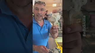 In Sicilia il gelato anche in Autunno sicilia sicily food cibodoc vivomangiando gelato [upl. by Oigimer541]