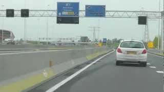 Rijksweg A2 parallelbaan Leidsche Rijn  Maarssen Parallel Lanes A2 northbound Utrecht [upl. by Ingamar597]