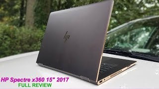 HP Spectre x360 15quot 2017  Review amp Performance Against Yoga 720 [upl. by Kyriako]