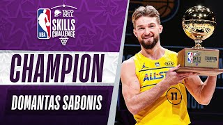 Domantas Sabonis WINS The TacoBellSkills​ Challenge  2021 NBAAllStar [upl. by Gnahc]