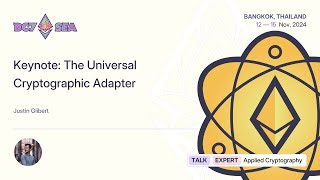 Keynote The Universal Cryptographic Adapter [upl. by Suolhcin103]